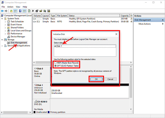 disk management